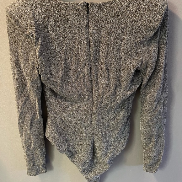 NWT silver Zara bodysuit - Picture 4 of 4